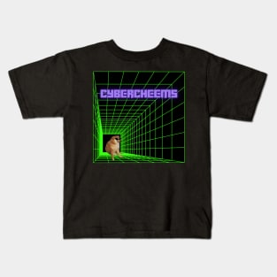 CyberCheems the dog in the cybermatrix Kids T-Shirt